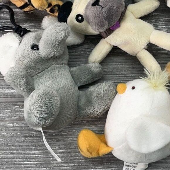 Mini Plush Lot of NINE! Russ Yoniko Wolf Husky, Elephant, Tiger, Animals + More - Picture 4 of 12